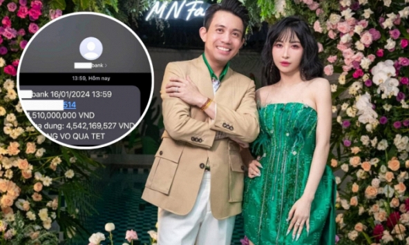 Tặng vợ quà Tết như đại gia nghìn tỷ, số dư tài khoản phải 'soi kính lúp” mới đọc hết