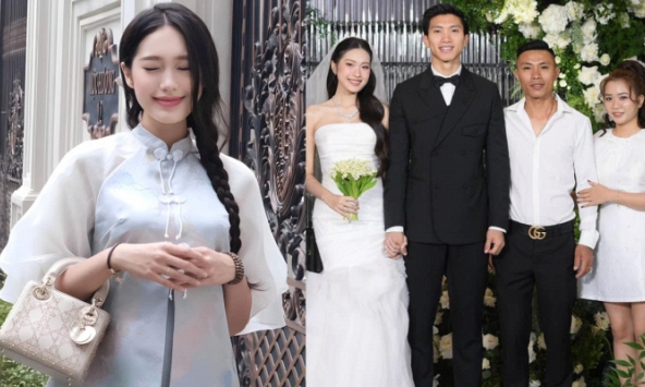 Doãn Hải My nhờ chị dâu của Văn Hậu làm nail khi về quê chồng ăn tết, hé lộ quan hệ chị em dâu dưới một mái nhà