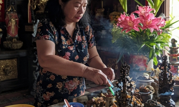 3 SAI LẦM khi bao sái bàn thờ khiến tài lộc 'đội nón ra đi', đặc biệt điều thứ 2 khiến linh khí hoang lạnh