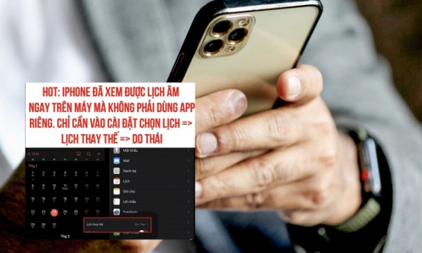 Cách xem lịch âm trên iPhone bỗng lan truyền chóng mặt: Nhìn thì hay nhưng đừng dại làm theo kẻo gặp rắc rối khôn lường