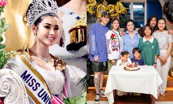 Cựu Hoa hậu Hoàn vũ hạnh phúc đón sinh nhật bên gia đình, nhìn nhan sắc không ai nghĩ đã U80