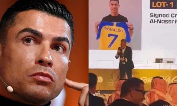 Sức hút khó tin của Ronaldo: Chỉ một chiếc áo có chữ ký cũng bán được tiền tỷ