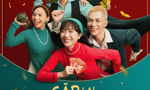  Dàn cameo đúng chuẩn “tinh hoa hội tụ” trong phim Tết “Gặp lại chị bầu” của vợ chồng Diệu Nhi - Anh Tú  