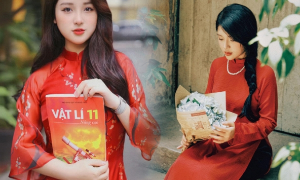 Đón Tết sớm với loạt ảnh ngắm mãi không chán của nữ giáo viên Vật lý