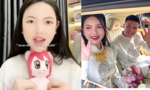 Quang Hải tặng gì cho Chu Thanh Huyền khi đi nước ngoài về mà nàng phải thốt lên 'dị thật'?