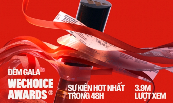 Flex những con số rực rỡ của Gala WeChoice Awards 2023: 3,9 triệu lượt xem trực tiếp, Top 1 sự kiện hot nhất MXH và nhiều hơn thế nữa