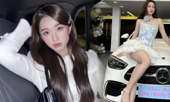 Hot girl xinh đẹp chơi lớn, tặng xế hộp hơn 2 tỷ cho bạn trai