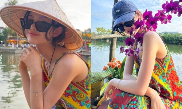 'Bông hồng lai' Danielle (NewJeans) gây bão với loạt ảnh du lịch Hội An: Visual tựa búp bê, khoảnh khắc đội nón lá chuẩn dâu Việt chiếm spotlight