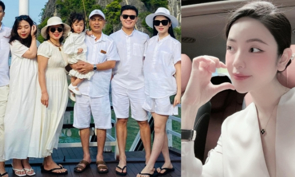 Lộ ảnh Chu Thanh Huyền đi du lịch cùng gia đình Quang Hải, chàng cầu thủ lần đầu công khai gọi nàng bằng danh xưng ngọt ngào