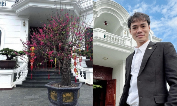 Văn Toàn khoe không khí tết rộn ràng tại biệt thự ở quê