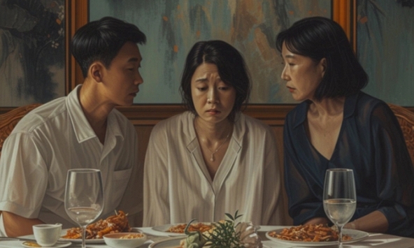 Chồng mời mẹ kế đến nhà ăn cơm, chỉ sau 1 tiếng ho của bà, nàng dâu đòi ly hôn ngay lập tức