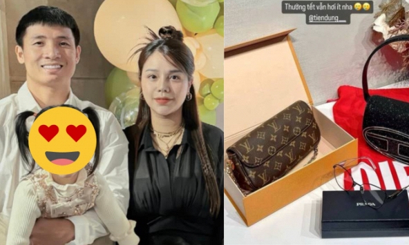 Khánh Linh khoe thưởng tết nhận từ Tiến Dũng: Túi xách, kính đều là hàng hiệu, sương sương cũng hơn 60 triệu đồng