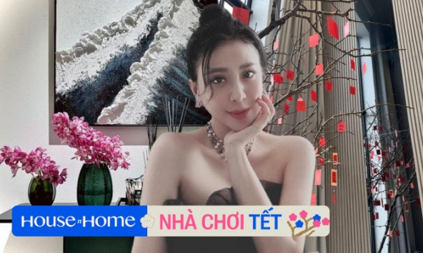 Chị đẹp kín tiếng của hội con nhà giàu Việt hé lộ không khí Tết ở biệt thự, nhìn vài góc nhỏ cũng đủ thấy “mùi giàu sang”