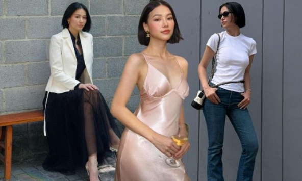 Tham khảo Hoa hậu Phương Khánh cách mặc đẹp và sang chảnh cho nàng tóc ngắn