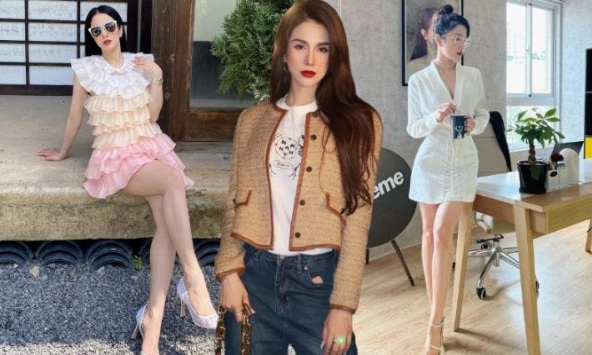 Dù cao 1m70, Diệp Lâm Anh vẫn chăm chỉ áp dụng 4 kiểu trang phục tôn dáng xuất sắc