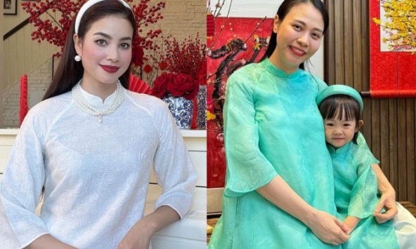 Phu nhân hào môn rộn ràng ngày cuối năm: Đàm Thu Trang cùng con 'đánh lẻ', Phạm Hương chăm chỉ làm 1 việc ở Mỹ