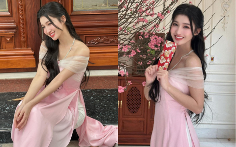 Á hậu Phương Nhi gây sốt với loạt ảnh đón Tết, visual 'sang xịn mịn' khiến netizen xuýt xoa