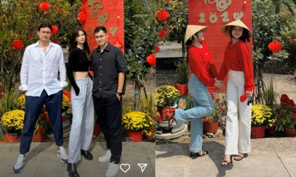 Đặng Văn Lâm về ra mắt nhà Yến Xuân, gia đình đôi bên gặp gỡ nhân dịp năm mới phải chăng sắp về chung nhà?