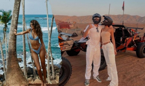 Bạn gái tay đua F1 sở hữu thân hình nóng bỏng 'đốt mắt' người nhìn, được bạn trai gọi là 'bùa may mắn'