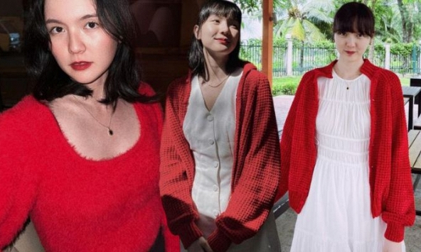 Hải Tú siêu hợp diện màu đỏ, gợi ý loạt cách phối đồ xinh tươi và chuẩn mốt