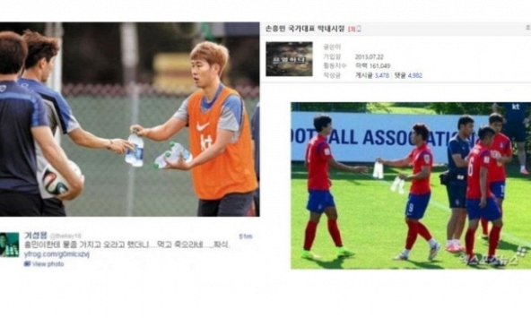 Hình ảnh Son Heung-min thời còn 'xách nước bổ cam' ở đội tuyển Hàn Quốc viral trở lại giữa tranh cãi bị sao trẻ mới nổi Lee Kang-in 'bật'