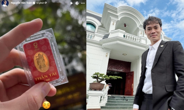 Chủ tịch Văn Toàn khoe mua vàng ngày vía Thần Tài: Sở hữu tiền tỷ nay lại cầu may, liệu giàu nhanh hơn bứt tốc