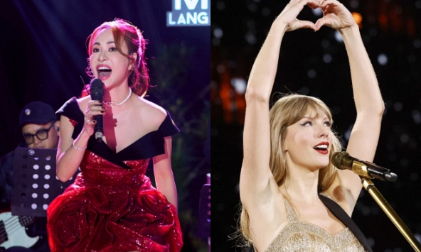 Cồng kềnh như 'chị đẹp' Uyên Linh: Viết tên Taylor Swift lên status xong vội vã.. xóa đi, do sợ chuyện quá khứ?