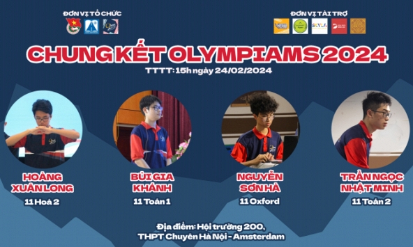 Olympiams 2024: Nơi ngọn lửa tri thức thổi bùng đam mê