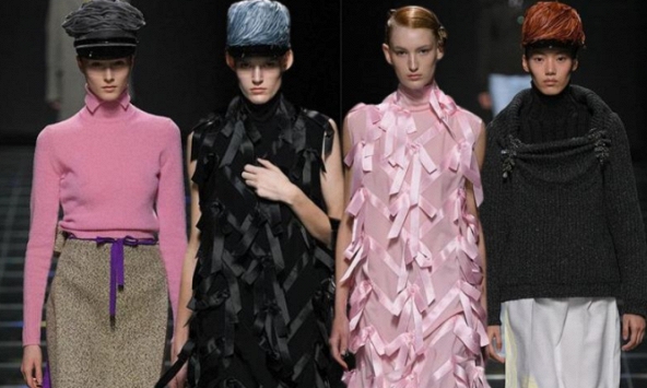 Thế giới đối lập trong show diễn Prada Womenswear F/W 2024
