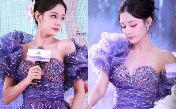 Địch Lệ Nhiệt Ba gây sốt MXH với visual sáng bừng tại sự kiện, netizen ca ngợi như bước ra từ truyện cổ tích