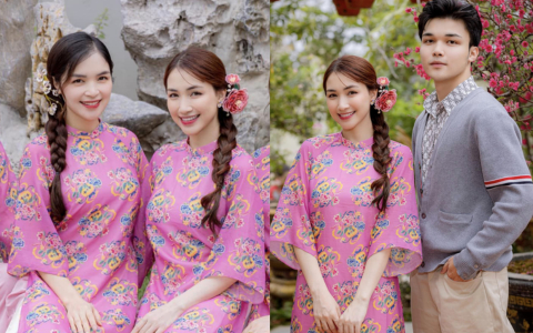 Hòa Minzy hiếm hoi đăng ảnh gia đình đầy đủ thành viên, diện mạo em trai út 2K gây sốt MXH