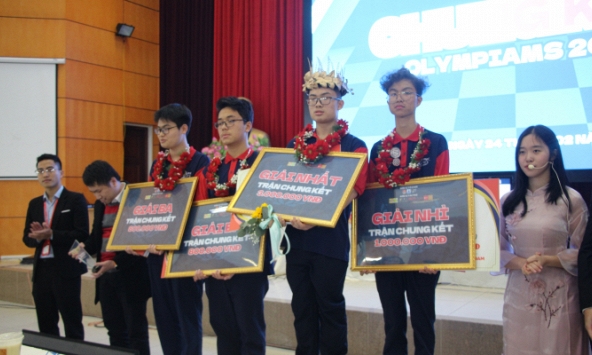 Kết quả Chung kết OlympiAms 2024: Chiến thắng gọi tên Trần Ngọc Nhật Minh tới từ khối chuyên Toán