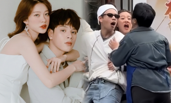 Cặp vợ chồng Vbiz 'gây chiến' từ trong nước ra nước ngoài: Hết xô xát với anh hàng nước lại cãi lộn với chị hàng bánh cuốn