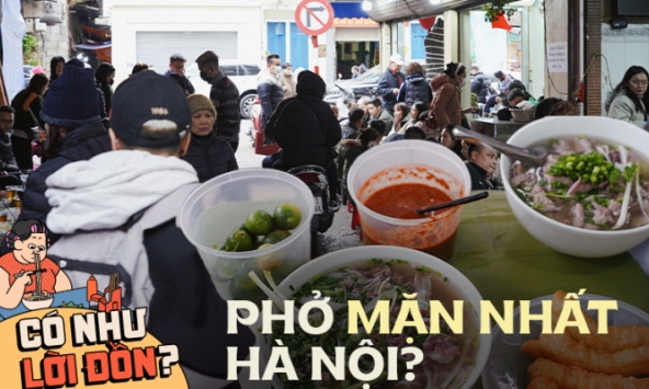 Hàng phở 'mặn nhất Hà Nội' có gì đặc sắc mà ngày nào cũng đông nghịt người tới ăn từ sáng sớm?