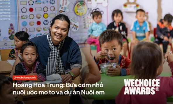 Hoàng Hoa Trung: Bữa cơm nhỏ nuôi ước mơ to và dự án Nuôi em