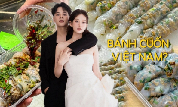 Tất tần tật về bánh cuốn chấm - món ăn gây ra “sóng gió” của vợ chồng Jaykii - Mai Anh: Hóa ra bắt nguồn từ Việt Nam? 