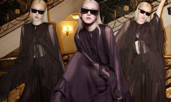 Paris rét căm căm không thể dập tắt tinh thần 'dân chơi' Rosé