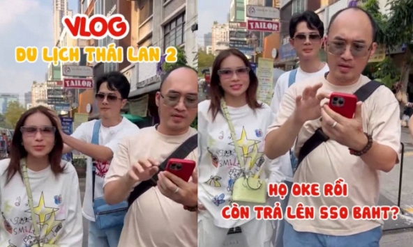 Tiến Luật, Khả Như bắn tiếng anh như gió ở Thái Lan, flex cách thuê xe Tuk Tuk nhưng dân tình lại bóc mẽ “bị hớ rồi” 