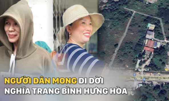 Di dời nghĩa trang Bình Hưng Hòa: Người dân mong đến ngày khởi công trường học, công viên tại đây