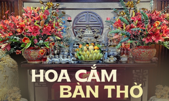 Thực hư chuyện cắm hoa ly trên bàn thờ làm hao tổn tài lộc, gia đạo ly tán?