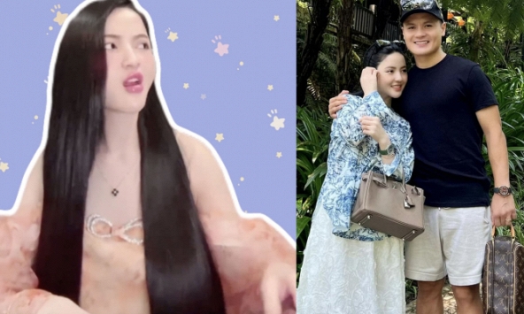 Chu Thanh Huyền lộ khoảnh khắc lườm Quang Hải 'cháy mặt', 5 giây vừa nũng nịu đã quay ra buông lời cay đắng