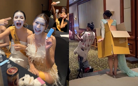 Miss Grand Thái lộn xộn 'như cái chợ': Lăn lê bò trườn đủ trò lố để bán hàng, phản ứng của ông Nawat gây ngao ngán