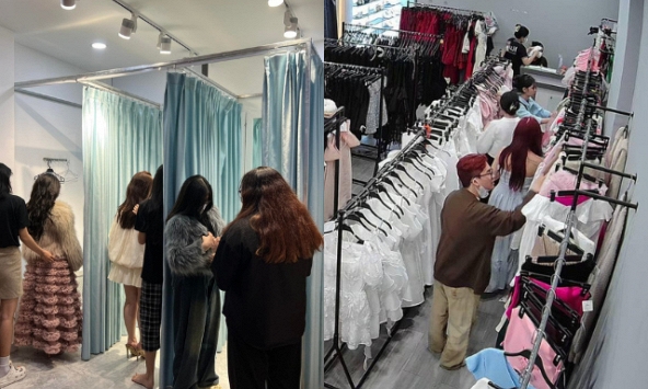 8/3 shop cho thuê đầm váy đi cafe, dự tiệc “hốt bạc”: Đơn hàng tăng gấp 3, khách đợi 1 tiếng mới đến lượt ướm thử đồ