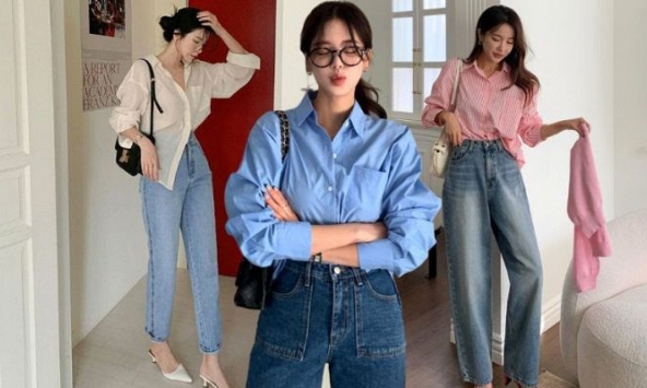 4 cách kết hợp áo sơ mi và quần jeans giúp bạn mặc đẹp trong mọi hoàn cảnh