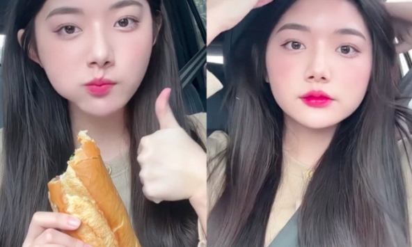 Chán mukbang bình thường, tiên nữ ngồi ăn trong xế hộp, khéo léo 'chơi chiêu' giữa ồn ào đạo nhái 