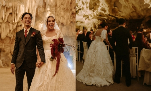 Danh tính dâu xinh rể xịn làm lễ cưới gây sốt trong hang động ở Quảng Ninh: Đàng gái gây bất ngờ khi tự lo liệu từ A-Z!