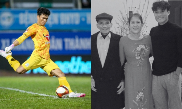 Mười ngày sau khi người bố thân yêu qua đời, thủ môn Bùi Tiến Dũng tâm sự xúc động: Con biết bố trên trời vẫn dõi theo con