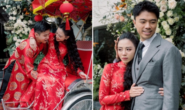 Ái nữ Đặng Tiểu Tô Sa xả loạt ảnh nét căng hậu đám hỏi, tiết lộ về 1 cú sốc khi nhìn thấy chú rể trong ngày vui 