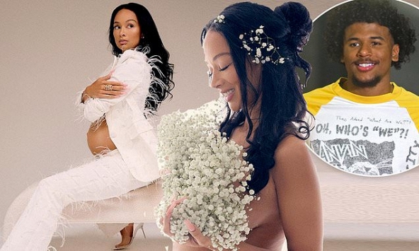 Bị gắn mác 'mồi chài trai trẻ' khi có bầu với cầu thủ kém 17 tuổi, nữ người mẫu đáp trả cực tinh tế