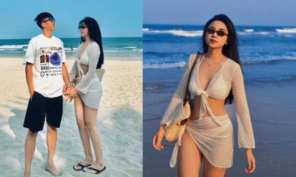 Cô chủ khách sạn khoe vóc dáng nuột nà, 3 vòng sexy thế này bảo sao Phan Văn Đức không thể rời mắt 